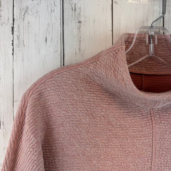 Lululemon Heathered Copper Clay Along the Way Mock Neck Long Sleeve Size X-Small - Picture 6 of 13